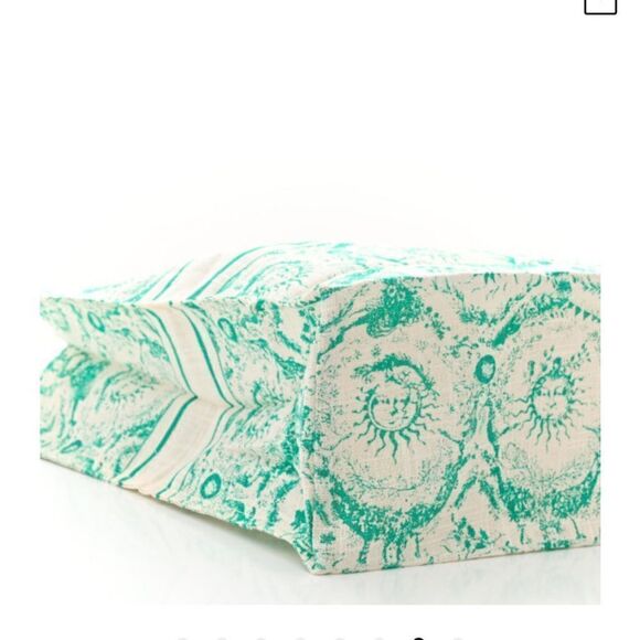 CHRISTIAN DIOR 
Canvas Dioriviera Toile de Jouy Soleil Tote Aquamarina - Picture 7 of 8